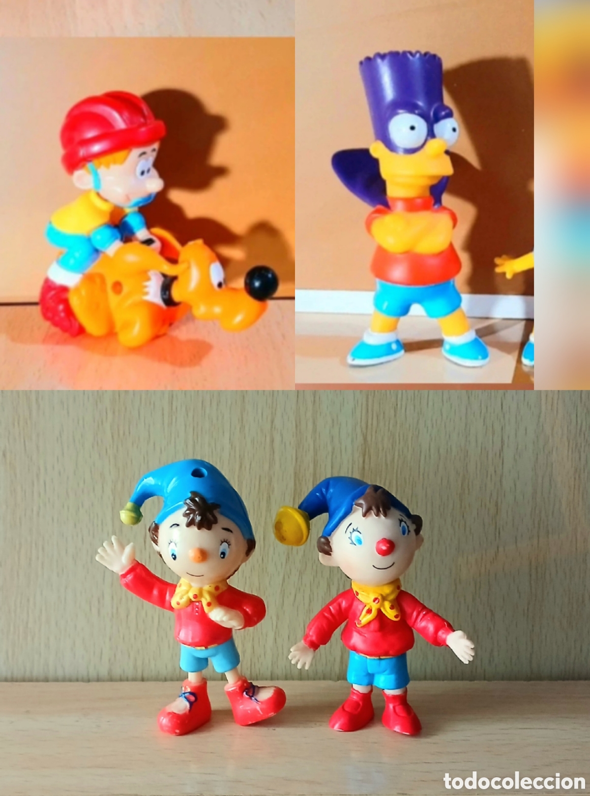 Rubber and PVC Figures: Figuras Bart Simpson - Noddy - Boule Bill de Quick