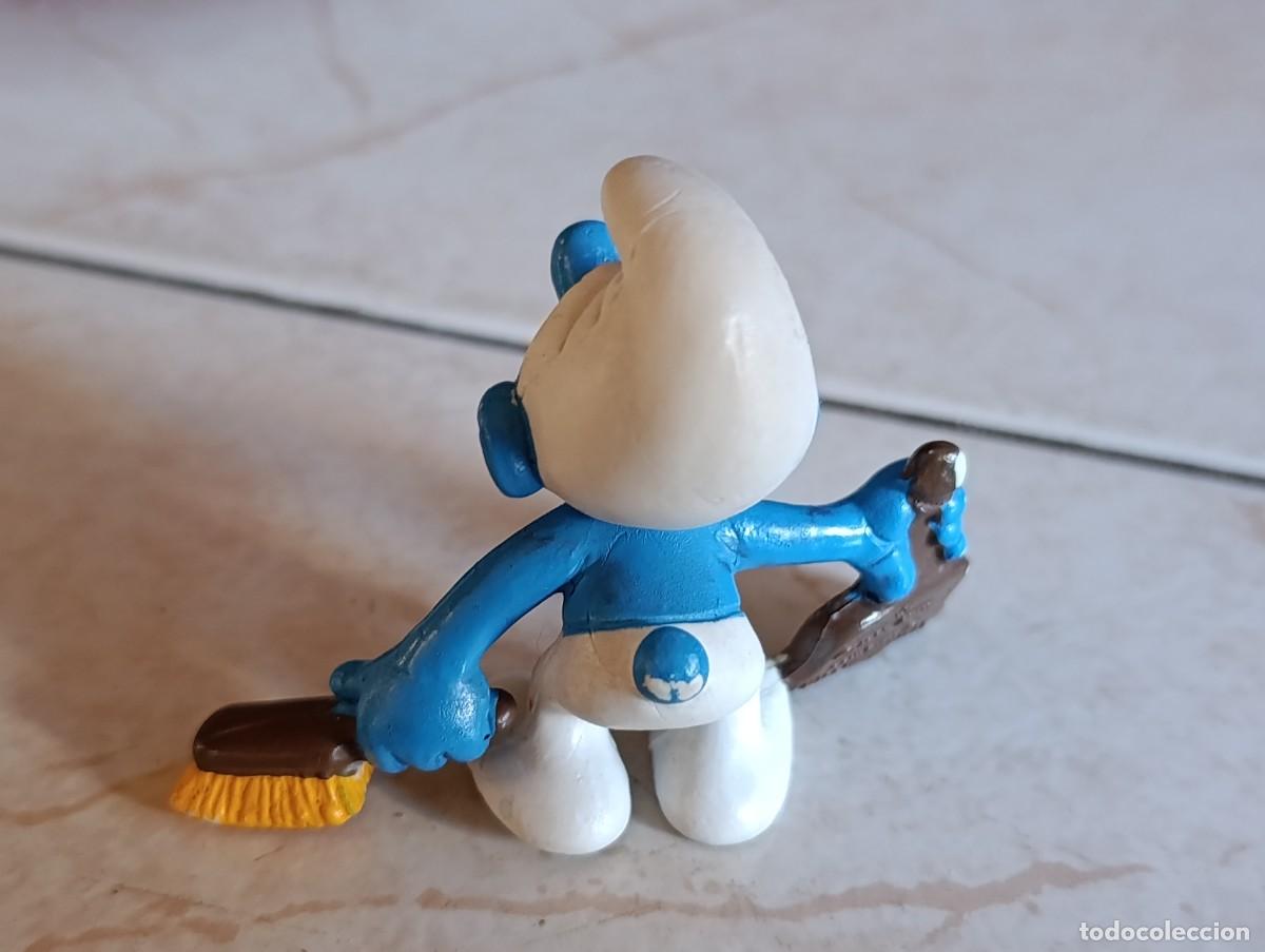 Figuras de goma y PVC: Pitufo Dustpan & Brush 20189 - Foto 2