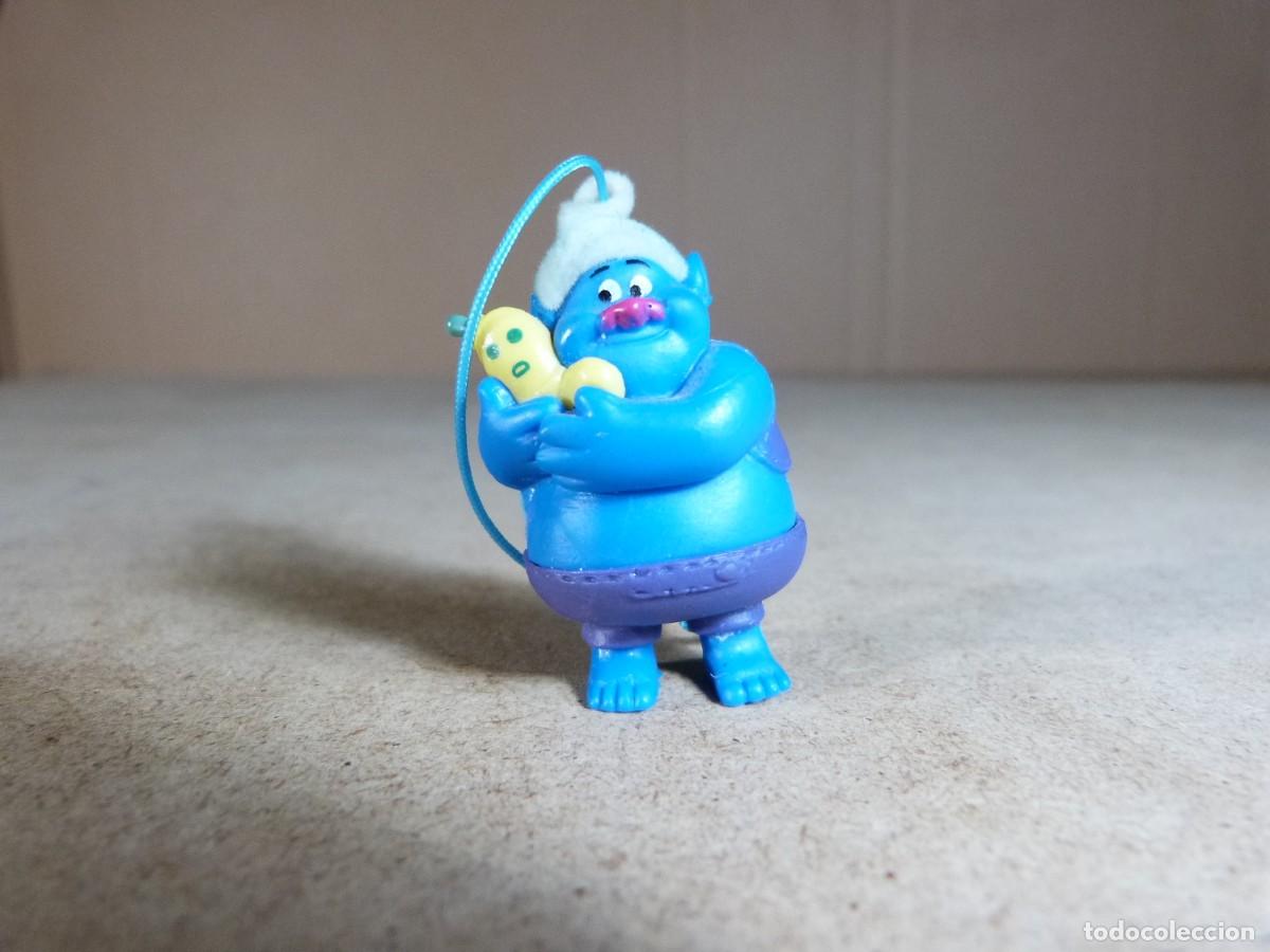 Figuras de goma y PVC: Figura Biggie personaje de la pelicula Trolls de DreamWorks