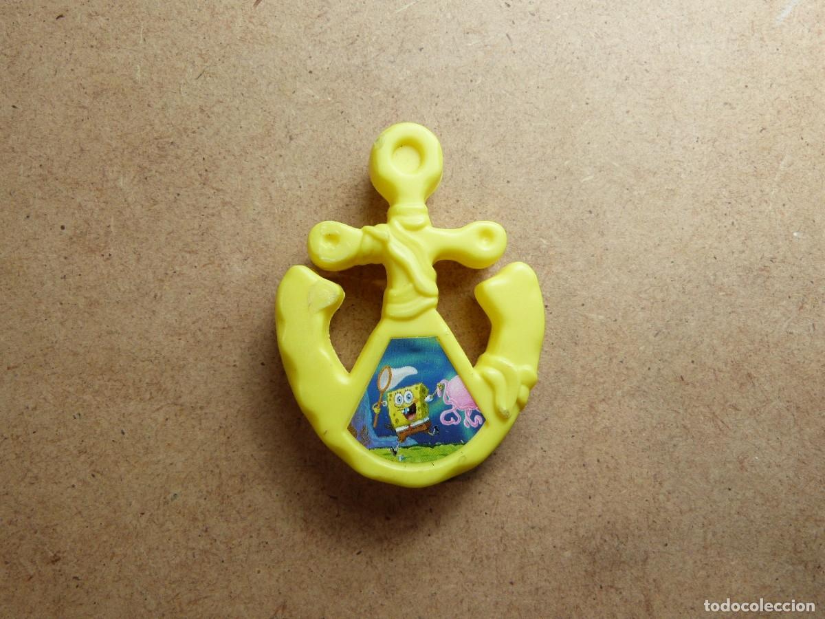 Figuras de goma y PVC: Figura ancla con iman Bob Esponja - McDonald's McDonalds 2012