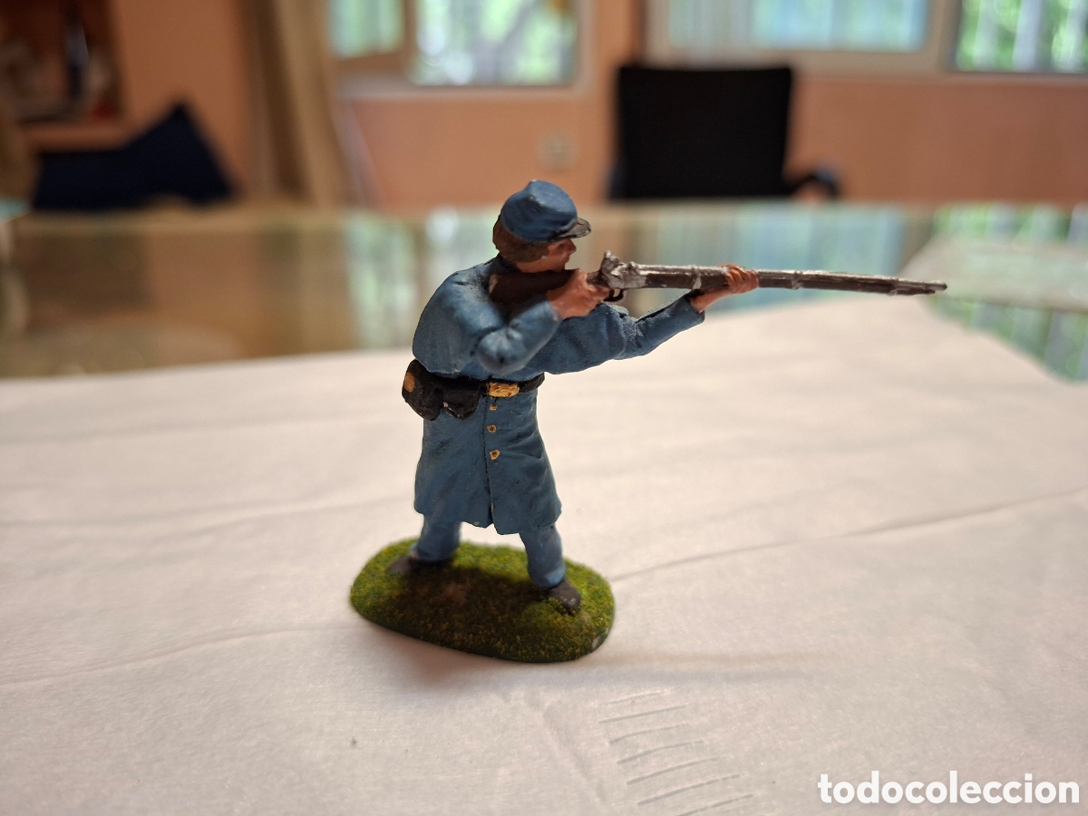 Figuras de goma y PVC: soldado de la Uni&oacute;n (nordista) de la Guerra Civil estadounidense