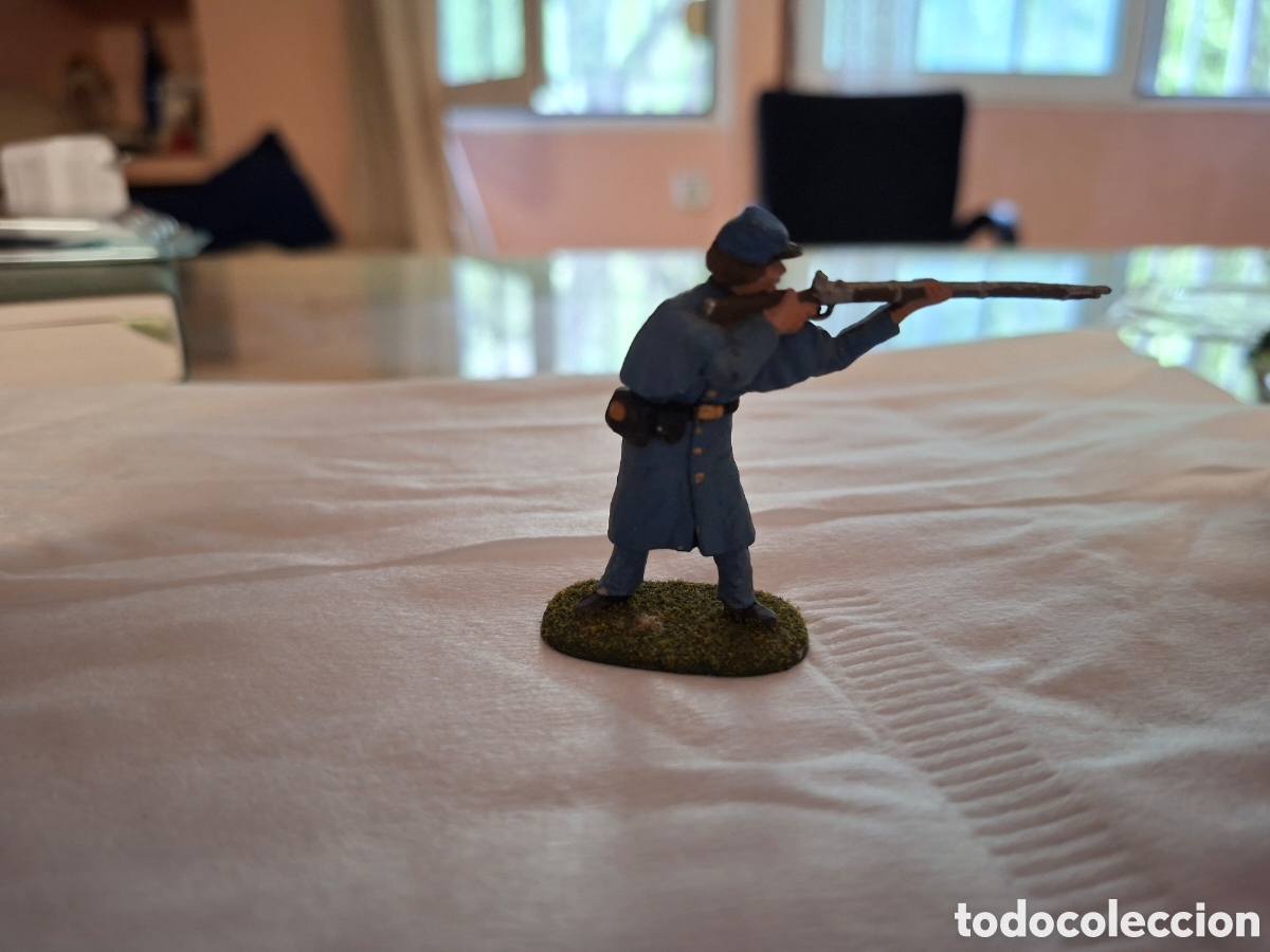 Figuras de goma y PVC: soldado de la Uni&oacute;n (nordista) de la Guerra Civil estadounidense
