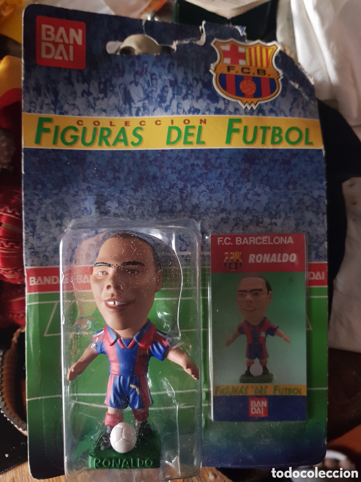 Figuras de goma y PVC: ANTIGUO MU&Ntilde;ECO DE RONALDO
