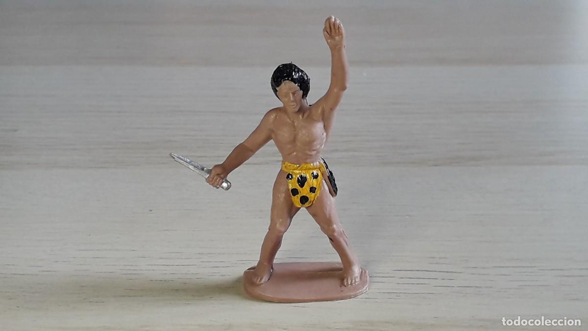 Figure di Gomma e PVC: Tarz&aacute;n de los monos, Safari, fabricado en pl&aacute;stico, Sotorres Spain tipo Jecsan, original a&ntilde;os 60.