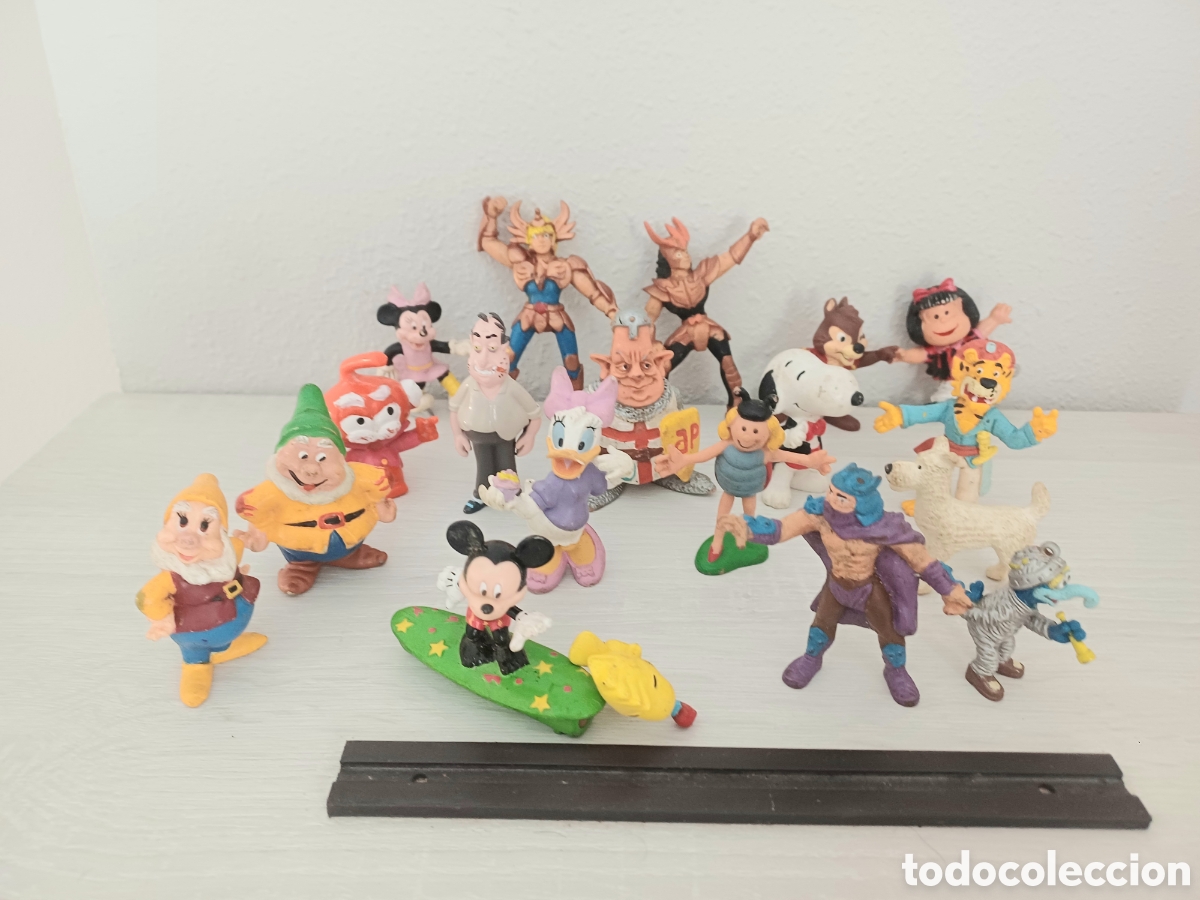 Figuras de goma y PVC: LOTE FIGURAS GOMA PVC A&Ntilde;OS 80-90
