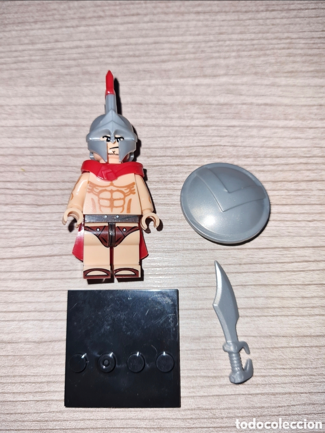 Figuras de goma y PVC: Minifigura compatible con lego soldado romano general tropas Bel&eacute;n Navidad mu&ntilde;eco