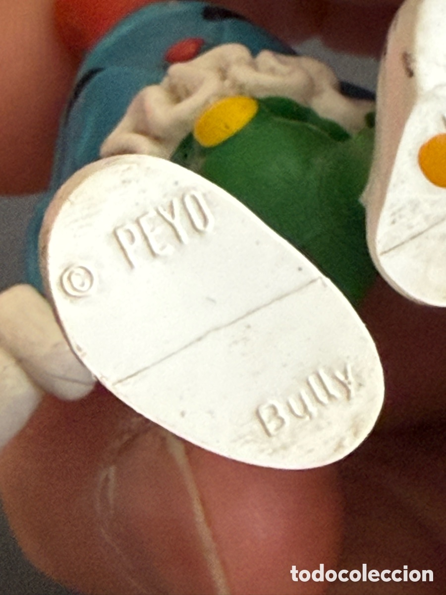 Figuras de goma y PVC: PVC. PITUFO PAYASO. PEYO. BULLY - Foto 3