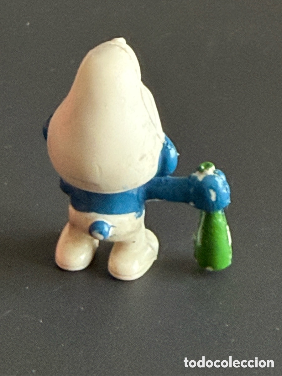 Figuras de goma y PVC: PVC. PITUFO BORRACHO. Sin Marca Visible - Foto 2