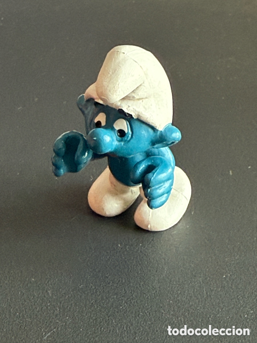 Figuras de goma y PVC: PVC. PITUFO ASUSTADO. PEYO