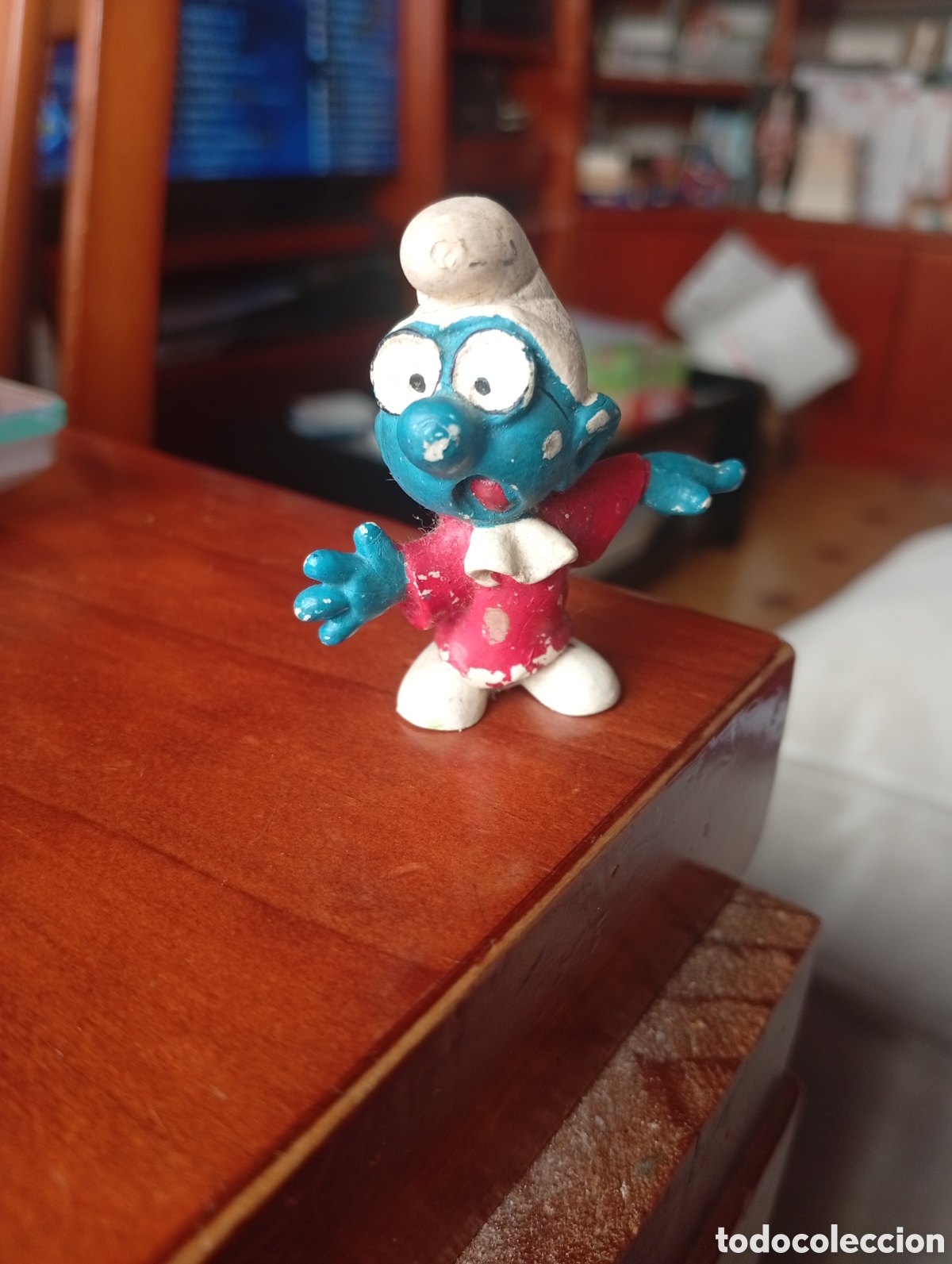 Figuras de goma y PVC: MU&Ntilde;ECO FIGURA PVC PITUFO EURA SPAIN PEYO