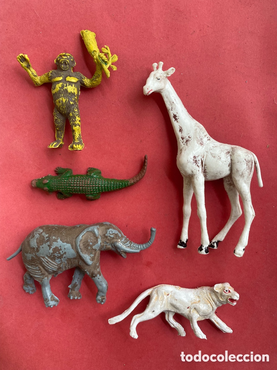 Figuras de goma y PVC: Animales salvajes &Aacute;frica misteriosa