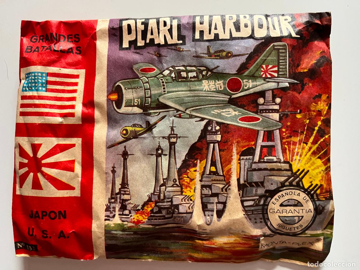 Figuras de goma y PVC: SOBRE MONTAPLEX N&ordm; 133 PEARL HARBOUR - SOBRE CERRADO