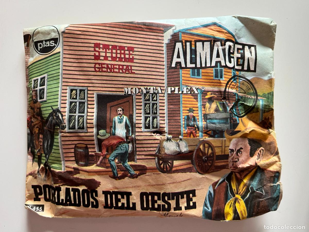 Figuras de goma y PVC: SOBRE MONTAPLEX N&ordm; 455 POBLADOS DEL OESTE ALMAC&Eacute;N - SOBRE CERRADO