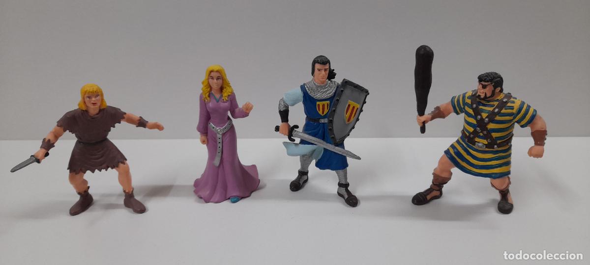 Figuras de goma y PVC: SERIE DE FIGURAS DEL CAPITAN TRUENO . REALIZADAS POR YOLANDA