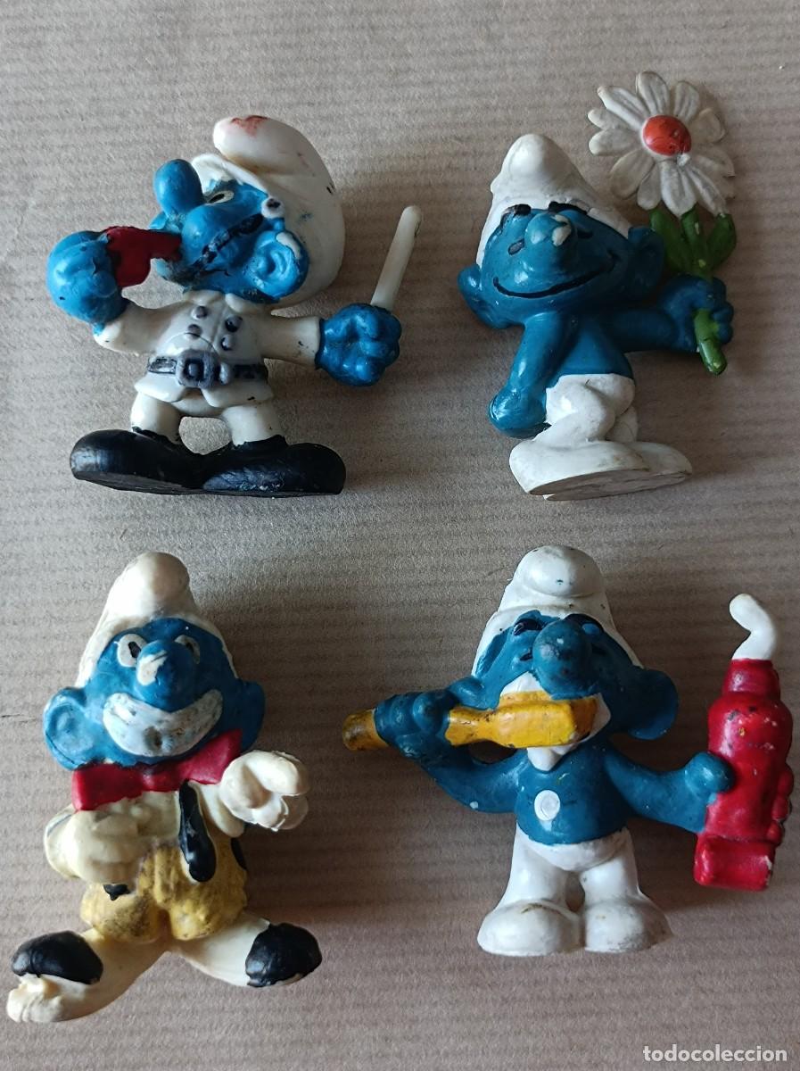 Figuras de goma y PVC: LOTE DE PITUFOS DE GOMA PVC - Foto 8