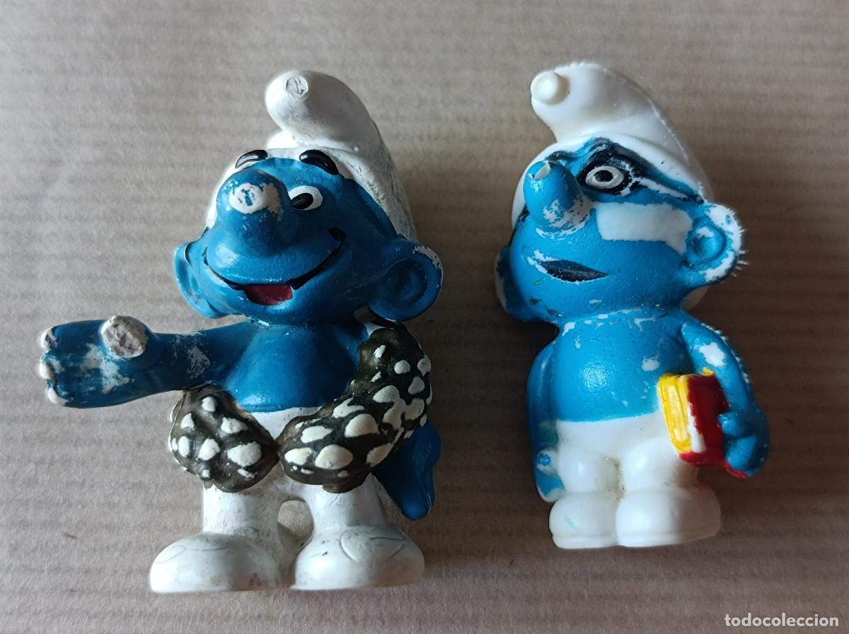 Figuras de goma y PVC: LOTE DE PITUFOS DE GOMA PVC - Foto 10