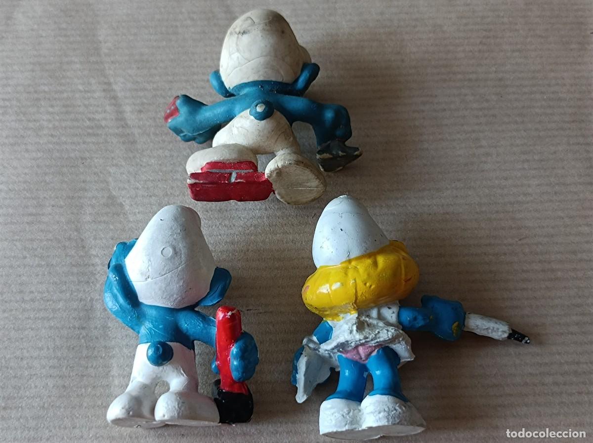 Figuras de goma y PVC: LOTE DE PITUFOS DE GOMA PVC - Foto 20