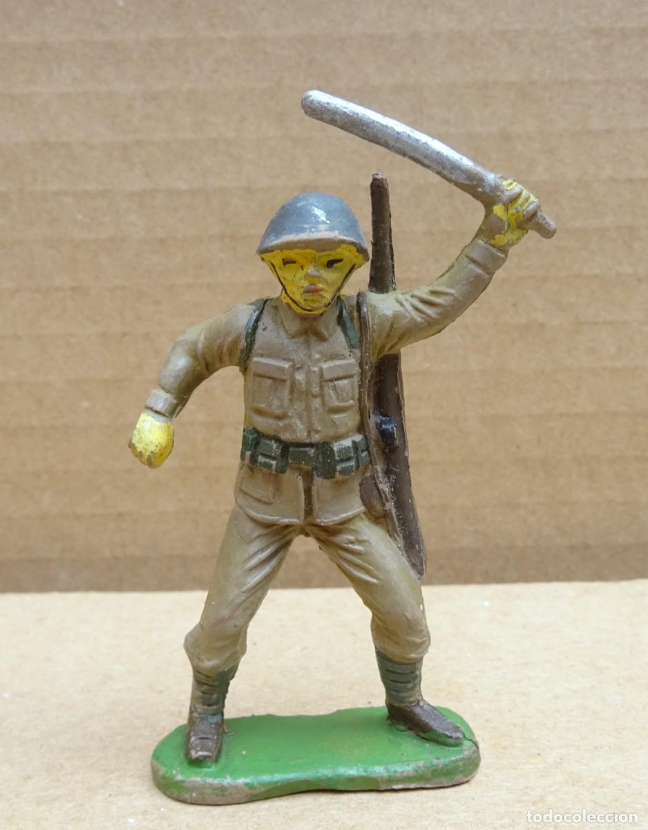 Figuras de goma y PVC: JECSAN JAPONES FIGURA EN GOMA 5