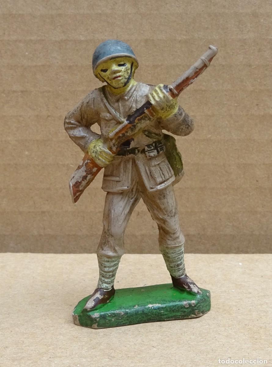 Figuras de goma y PVC: JECSAN JAPONES FIGURA EN GOMA 6