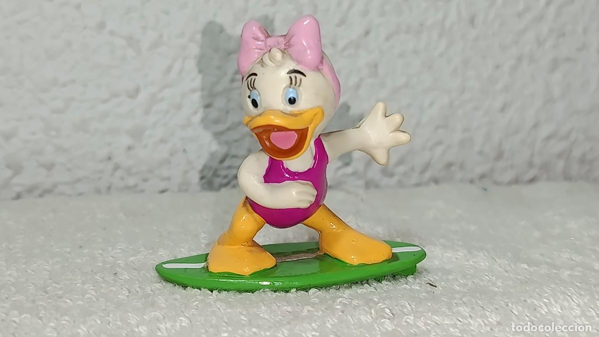 Figuras de goma y PVC: APPLAUSE : ANTIGUA FIGURA DE GOMA LIZZY SURF DUCK TALES PATOAVENTURAS DISNEY A&Ntilde;O 1986
