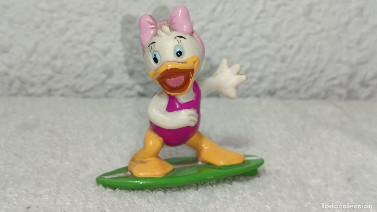 Figuras de goma y PVC: APPLAUSE : ANTIGUA FIGURA DE GOMA LIZZY SURF DUCKTALES DUCK TALES PATOAVENTURAS DISNEY A&Ntilde;O 1986