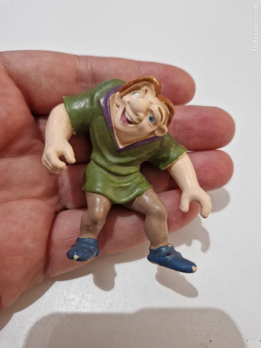 Figuras de goma y PVC: antigua figura gma pvc pelicula walt disney quasimodo jorobado Notre dame Bully bullyland vintage