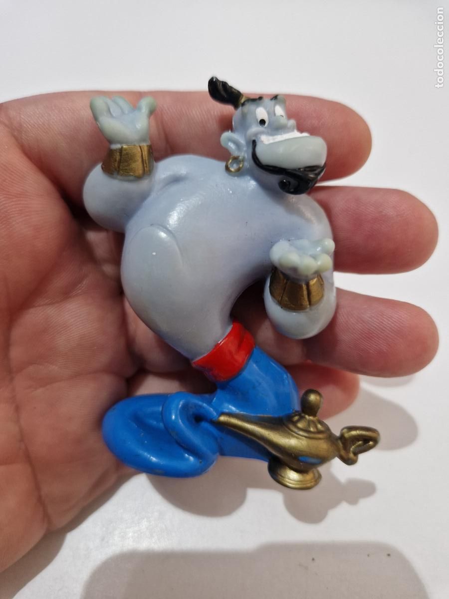 Figuras de goma y PVC: antigua figura gma pvc pelicula walt disney aladdin Bully bullyland genio lampara magica vintage