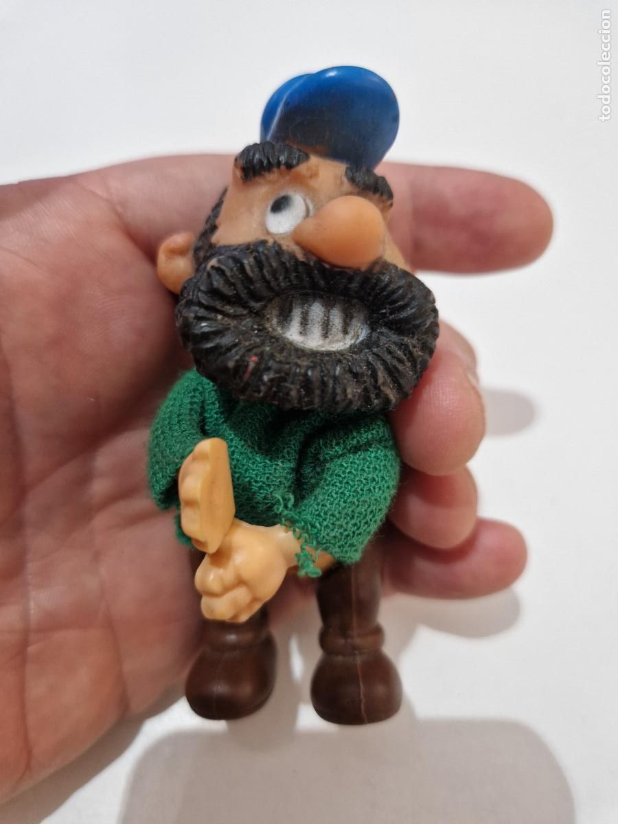 Figuras de goma y PVC: antigua figura de goma pvc brutus personaje Popeye el marino pitipinza pinza abrazo vintage egb
