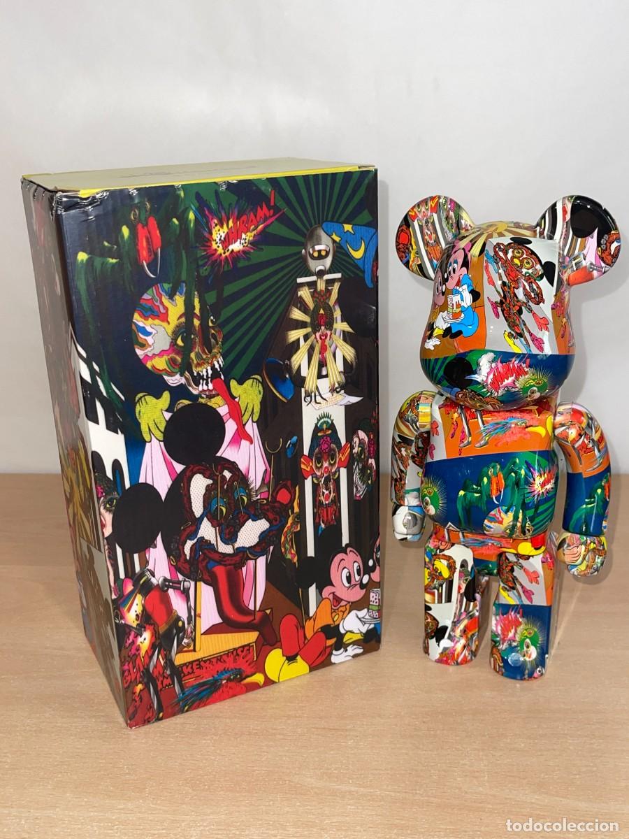 Figuras de goma y PVC: Figura Bearbrick Mickey Mouse 400% 28cm Medicom Toy con caja Disney figure