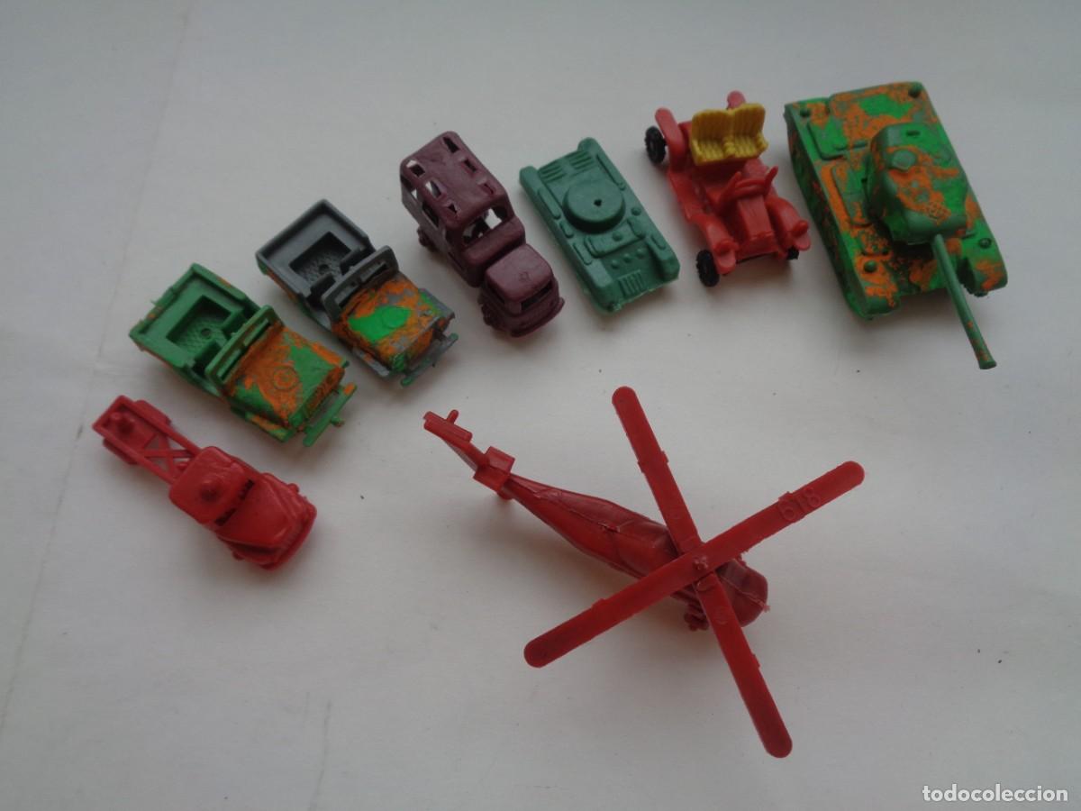 Figuras de goma y PVC: LOTE DE 8 FIGURAS ANTIGUAS DE PLASTICO DE MONTAPLEX . &iexcl; DEFECTUOSAS !!