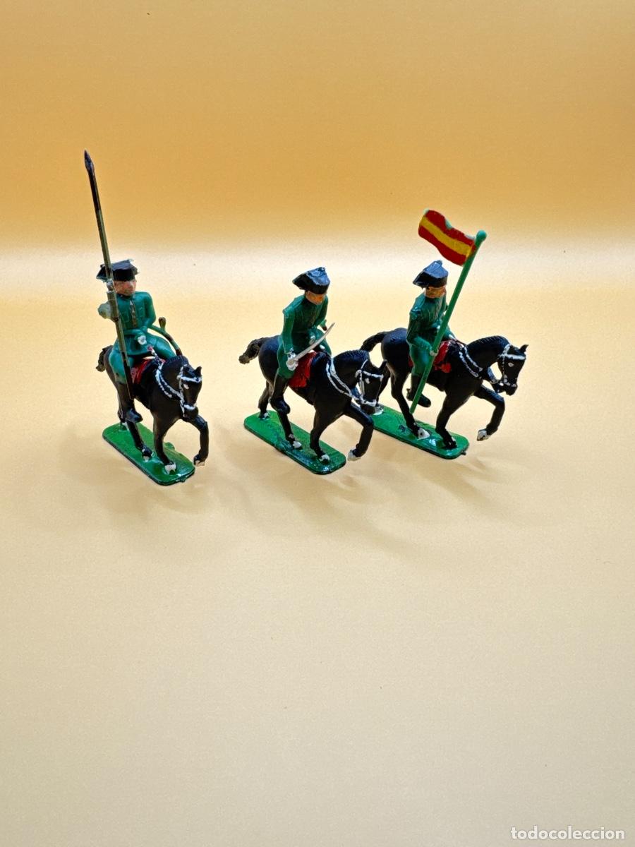 Figuras de goma y PVC: Desfile caballer&iacute;a guardia civil torres maltas a&ntilde;os 60