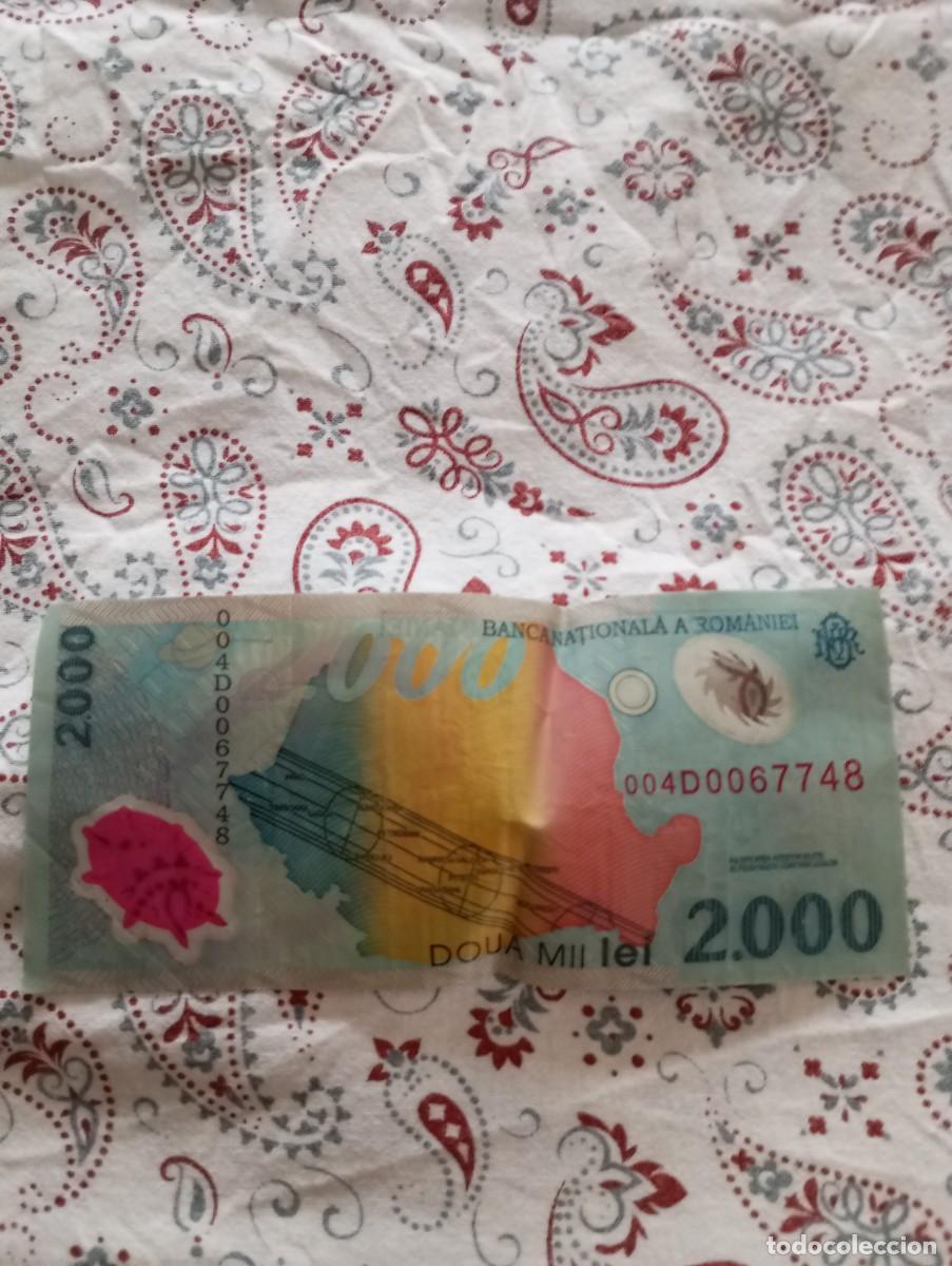 Figuras de goma y PVC: Billete Ruman&iacute;a leu lei