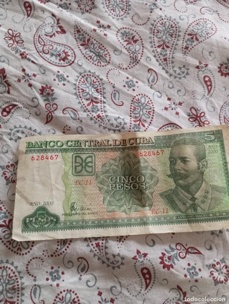 Figuras de goma y PVC: Billete cuba peso cubano