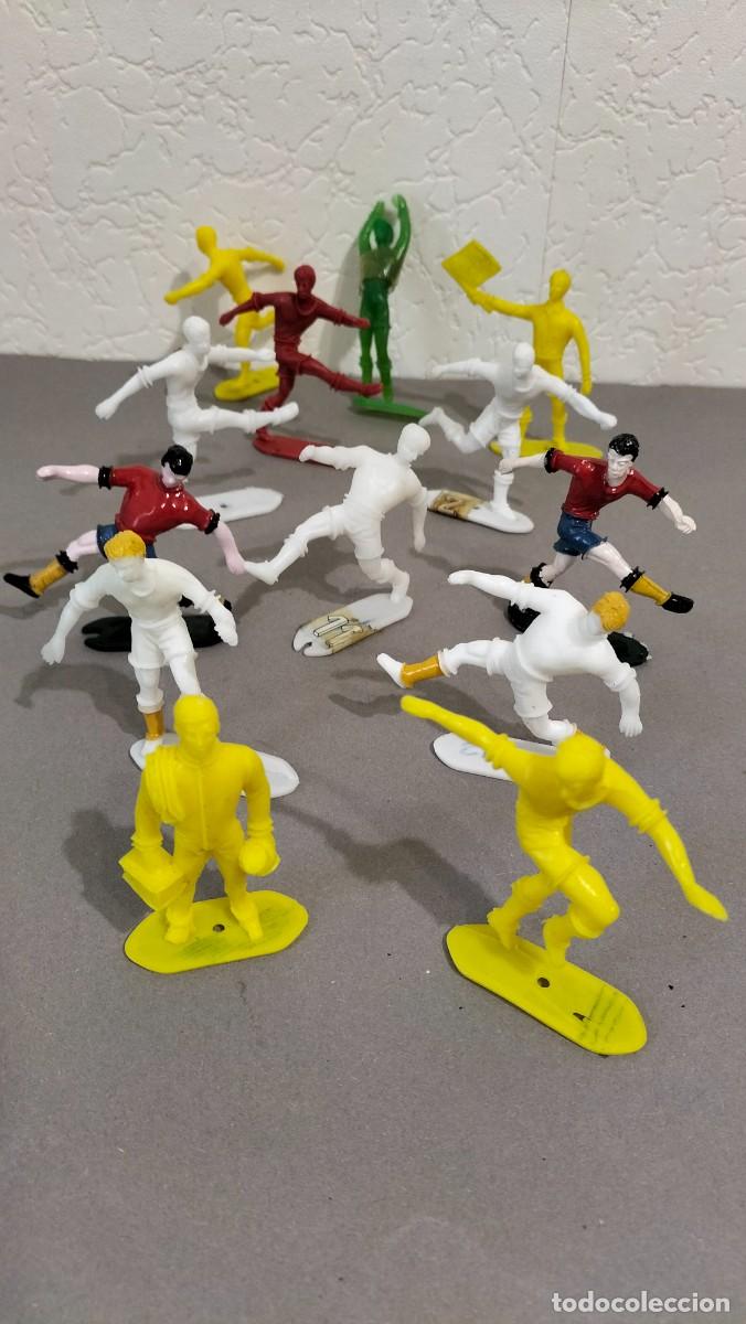 Figuras de goma y PVC: 13 Figuras COMANSI Anos 70 - JUGADORES DE FUTBOL - Jecsan Reamsa Gomarsa Pech. Envio incluido.