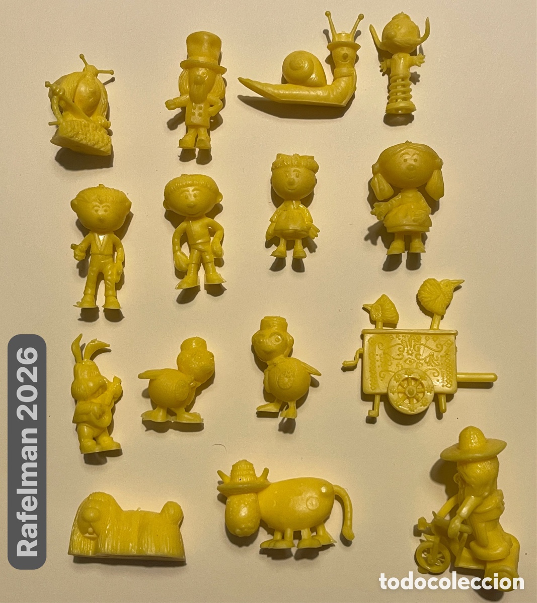 Figuras de goma y PVC: El carrusel m&aacute;gico, Magic Roundabout. Colecci&oacute;n completa 16 figuras fabricadas en Espa&ntilde;a