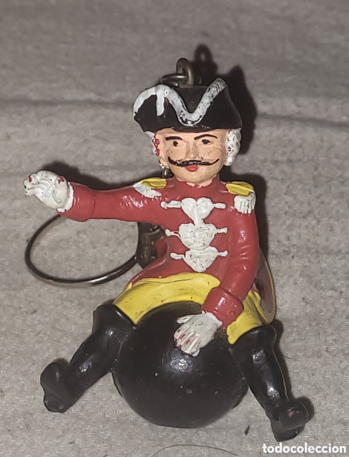 Figuras de goma y PVC: Bonita figura pvc goma Baron von M&uuml;nchhausen vintage