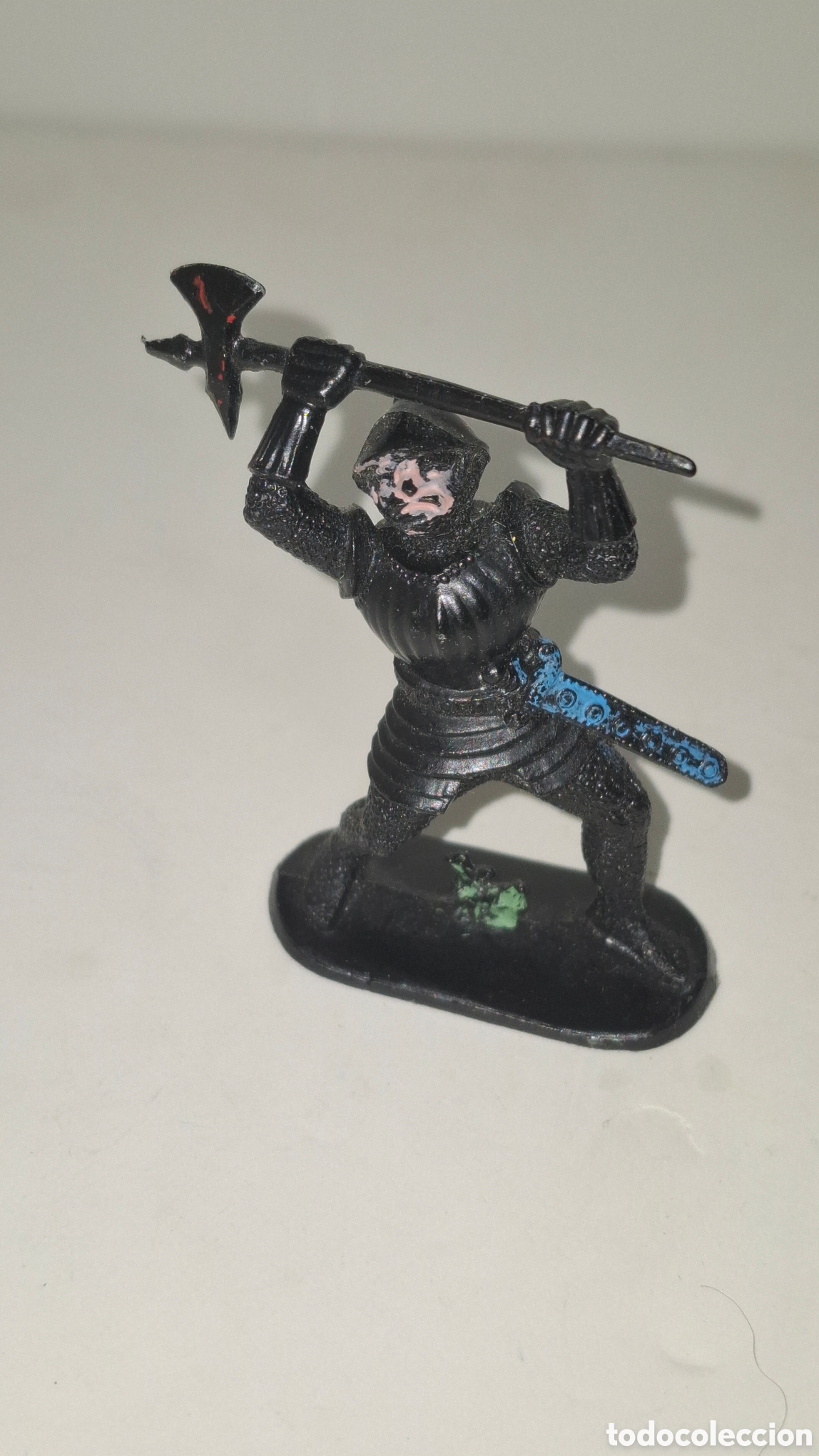Figuras de goma y PVC: GUERRERO MEDIEVAL FIGURA DE PLASTICO MADE IN GERMANY A&Ntilde;OS 70 Y 807