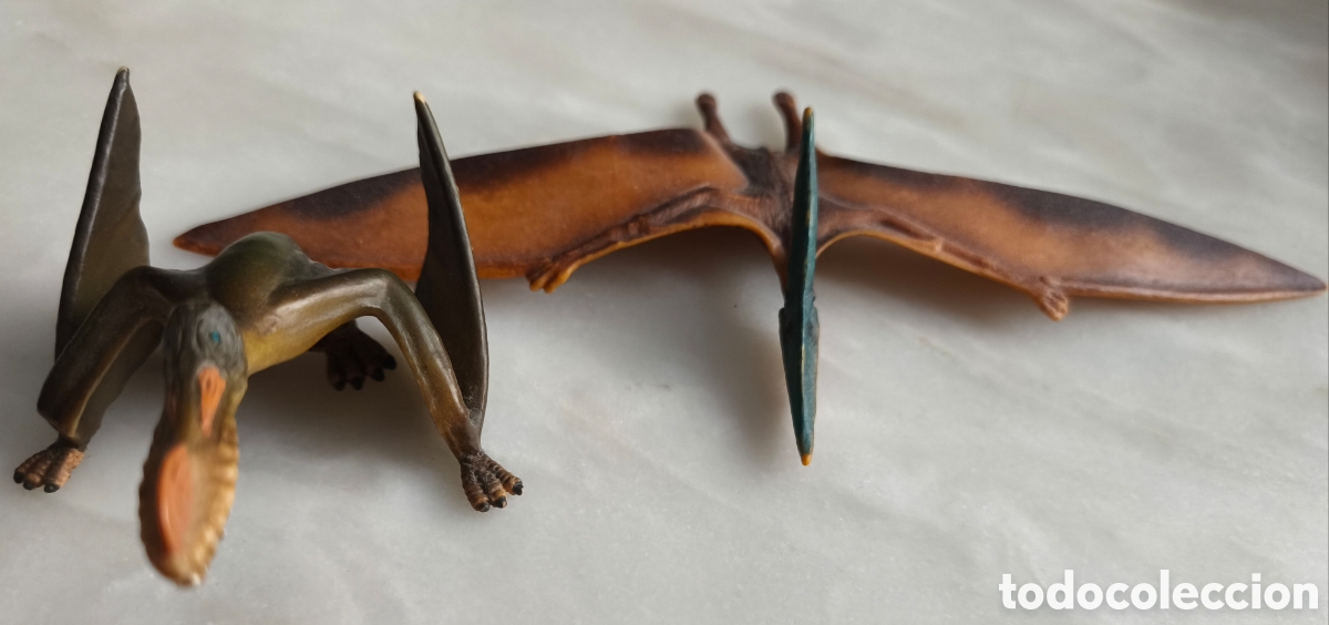 Figuras de goma y PVC: Schleich Anhanguera 2006 & Pteranodon 2000 Replicasaurus - Foto 5