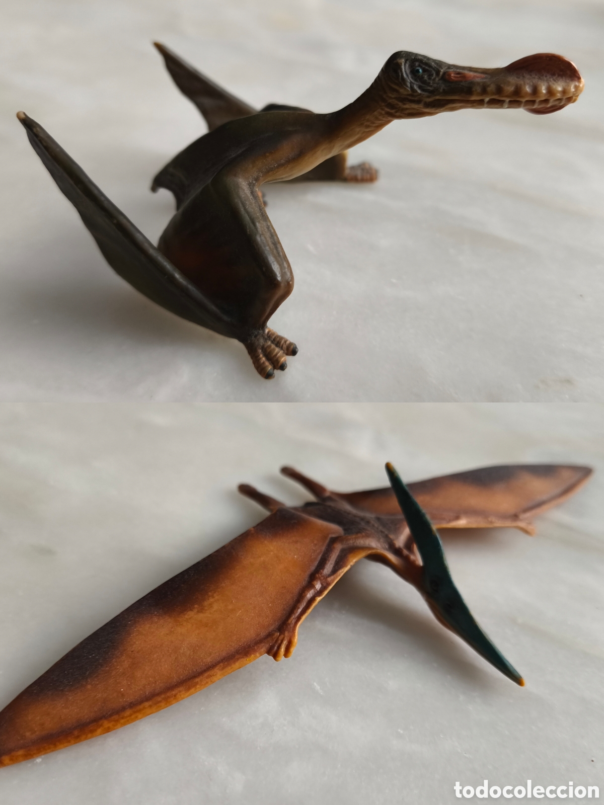 Figuras de goma y PVC: Schleich Anhanguera 2006 & Pteranodon 2000 Replicasaurus