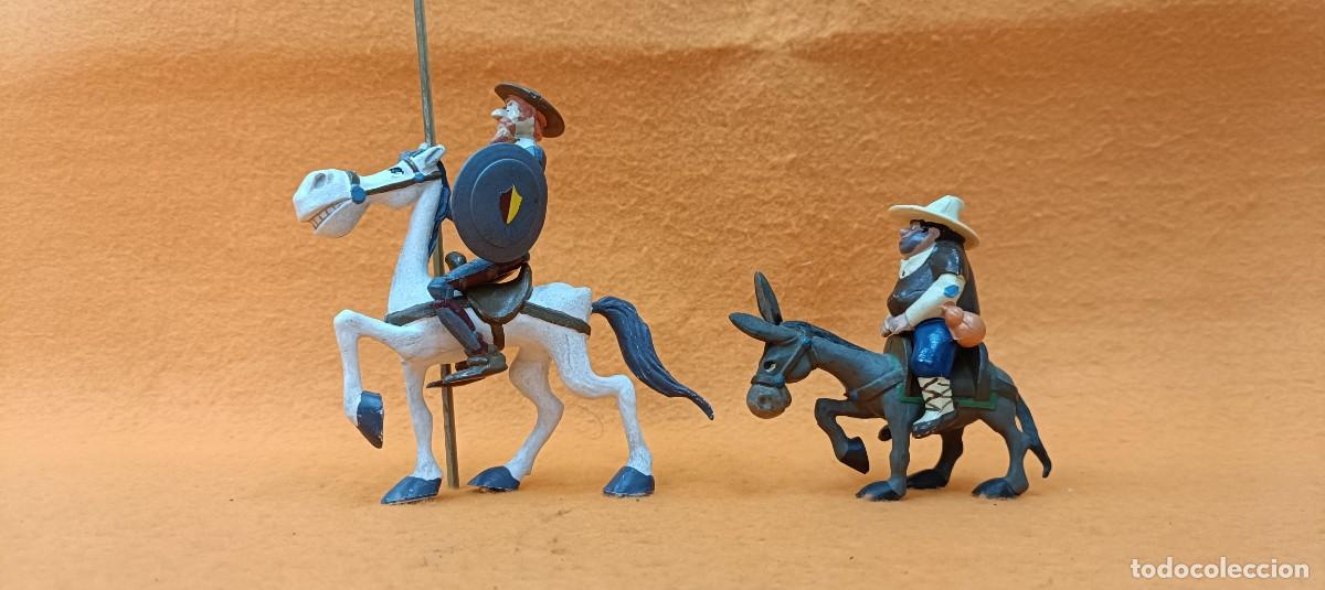 Figuras de goma y PVC: FIGURAS EN PVC DE DON QUIJOTE Y SANCHO PANZA -EURA SPAIN 1979