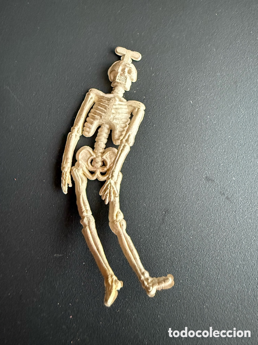 Figuras de goma y PVC: ESQUELETO GOMA. a&ntilde;os 70