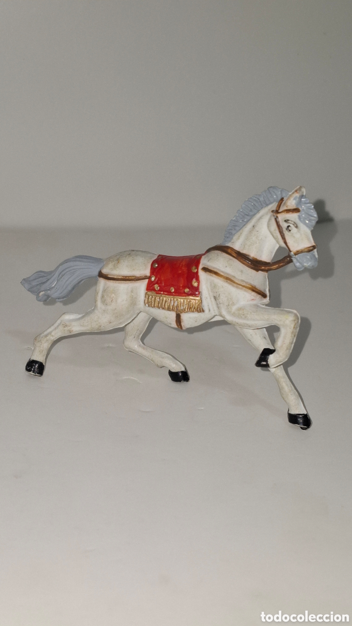 Figuras de goma y PVC: CABALLO DE LEGIONARIO ROMANO FIGURA DE GOMA A&Ntilde;OS 60 Y 70 REAMSA GOMARSA