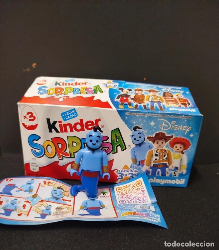 Figuras de goma Kinder: Figura del Genio Kinder Disney Playmobil