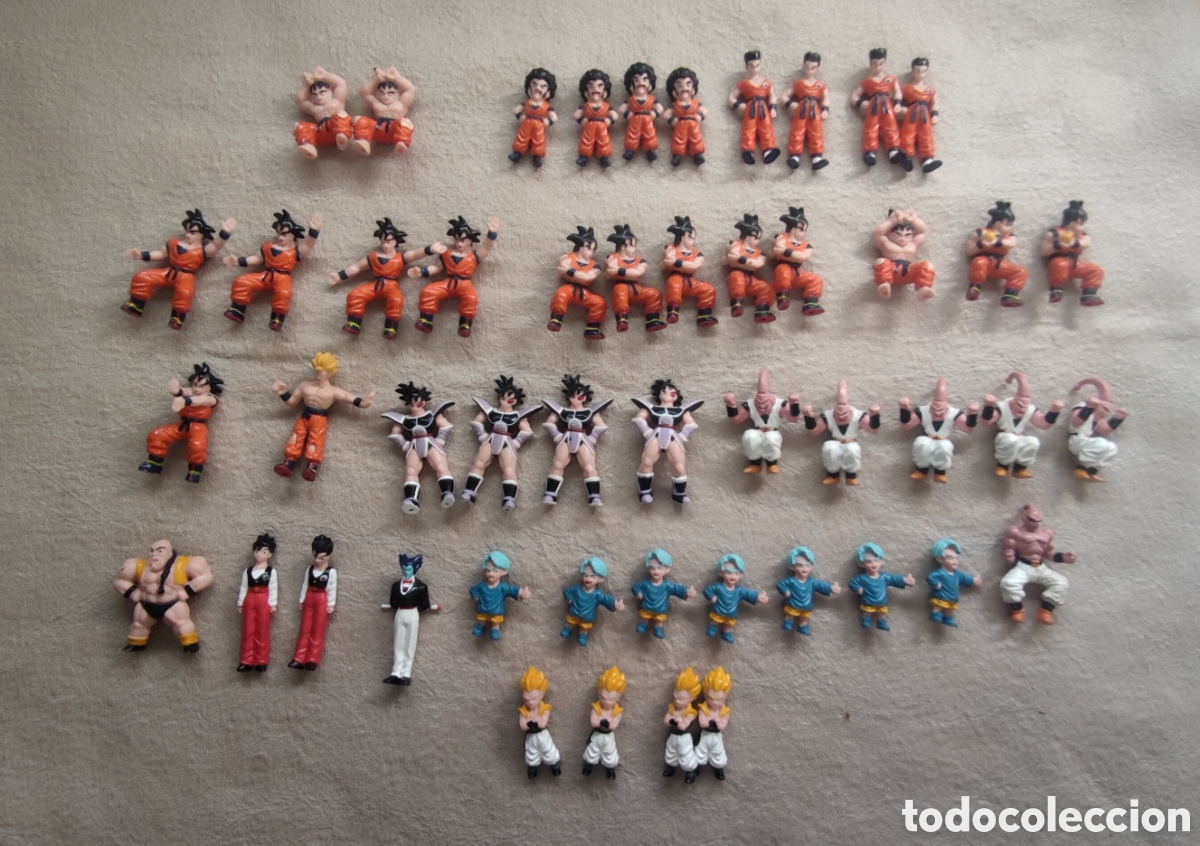 Figuras de goma y PVC: Gran lote mu&ntilde;ecos Figuras - Dragon Ball - BS/S.T.A. 1989 De goma
