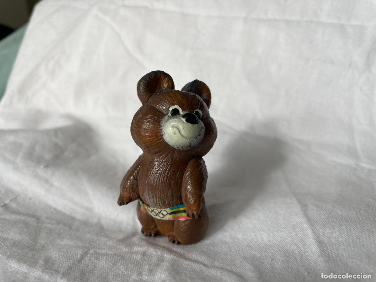 Figuras de goma y PVC: OSO MISHA MOSC&Uacute; 1980 &ndash; FIGURA PVC MASCOTA JUEGOS OL&Iacute;MPICOS