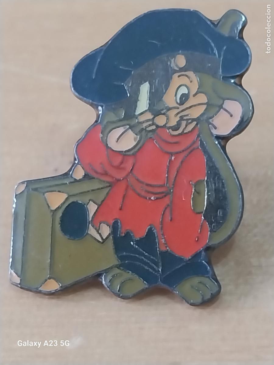 Figuras de goma y PVC: FIEVEL Y EL NUEVO MUNDO PIN PINCHO 2.20CMS ALTO ORIGINAL VINTAGE METAL ESMALTE