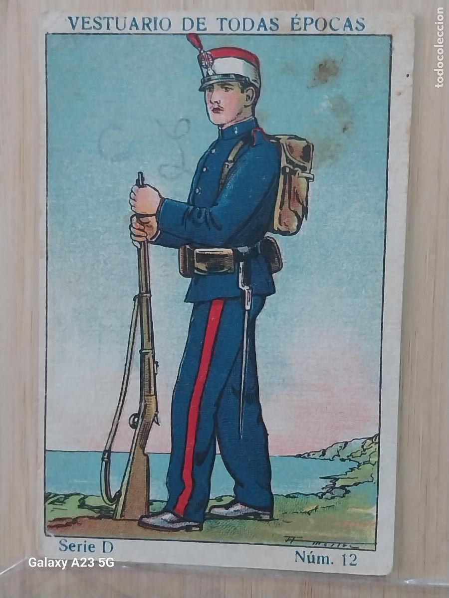 Figuras de goma y PVC: CARABINEROS CONTRABANEROS JERCITO ESPA&Ntilde;OL A&Ntilde;OS 1920 CROMO PROMO CHOCOLATES ++ JUNCOSA 9.8X6.7CMS *