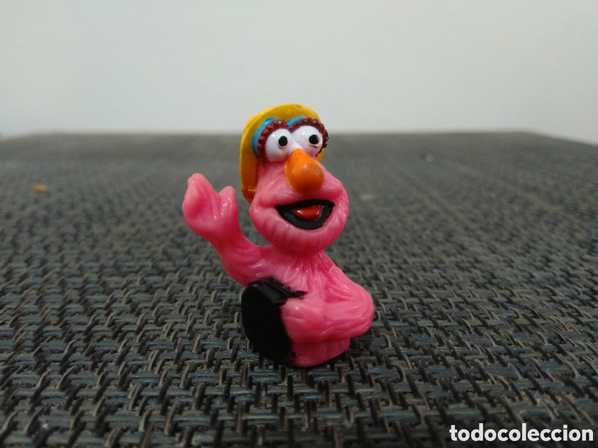 Figuras de goma y PVC: FIGURA PVC ELMO BARRIO SESAMO MUPPETS SESAME STREET PROGRAMA TV TELEVISION 3-4CM