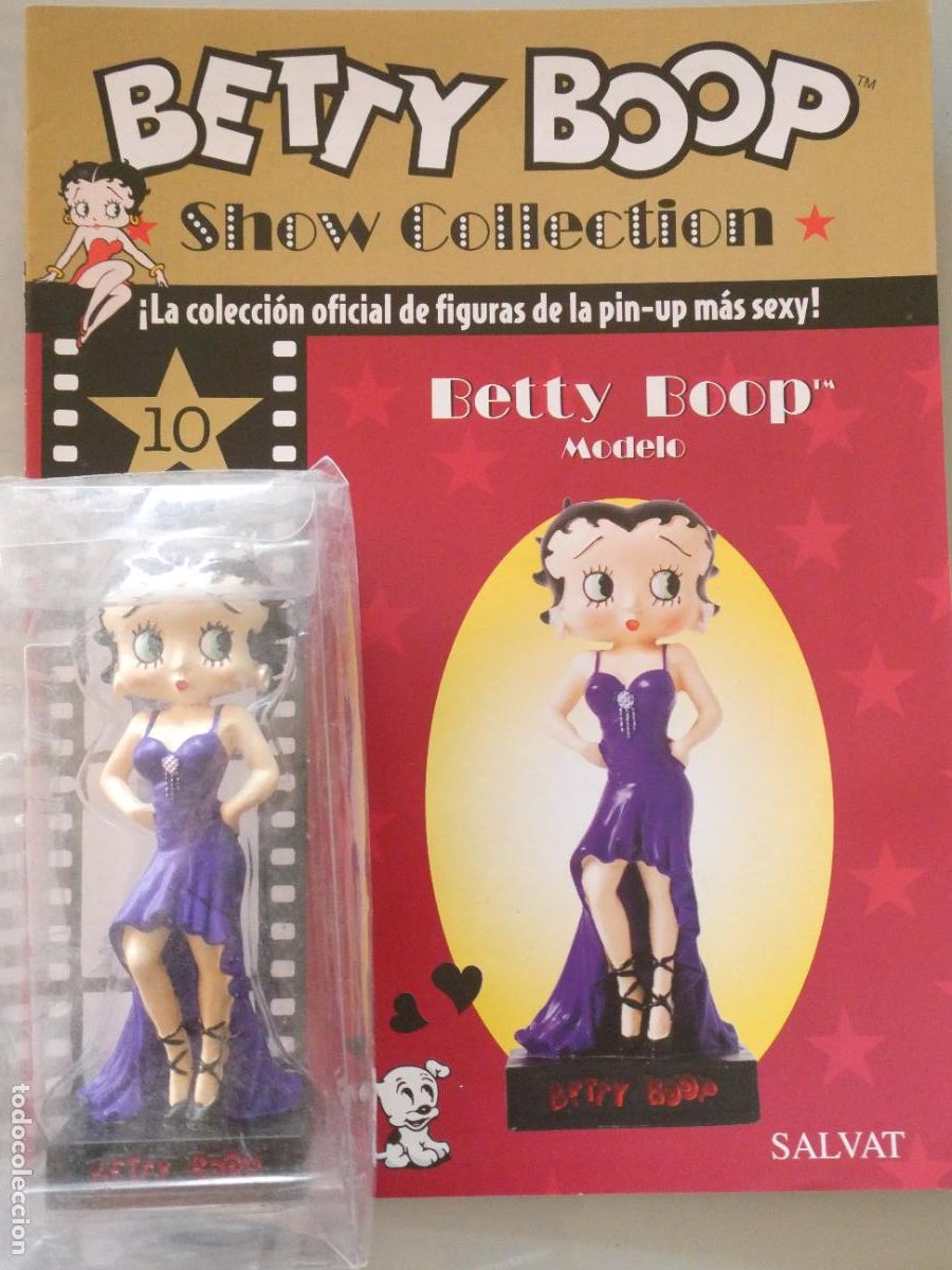 Figuras de goma y PVC: FIGURA MU&Ntilde;ECA PIN UP SEXY BETTY BOOP MODELO MODA PASARELA. SALVAT CON FASC&Iacute;CULO. 15CM 230GR