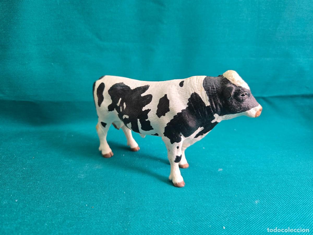 Figuras de goma y PVC: FIGURA PVC , SCHLEICH, TORO , ANIMAL DE GRANJA